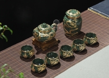 Глиняный набор для чайной церемонии "Дракон"
