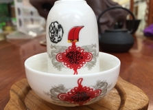 Чайная Пара "Красная печать" (пиньминьбэй и вэнсянбэй)