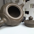 Глиняный чайник ручной работы (В одном экземпляре) D1