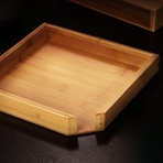 Деревянная коробка для хранения и колки пуэра