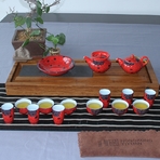 Набор посуды  для чайной церемонии "Красная Пара"