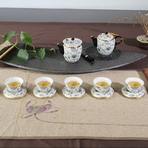 Набор посуды  для чайной церемонии "Белая Пара"