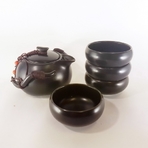 Дорожный  набор для чайной церемонии (черный)