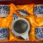 Чайный набор посуды с двойными стенками