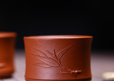 глиняная чашка Бамбук
