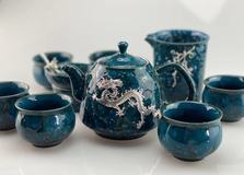 Набор посуды для чайной церемонии (Серебрянный дракон)