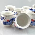 посуда с двойными чашками для чайной церемонии